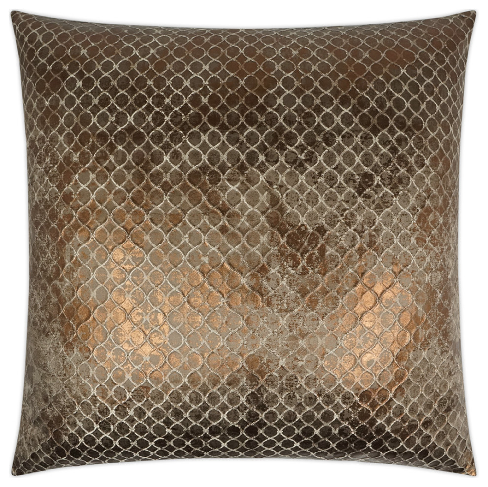 Beadling Pillow - Bronze, 24