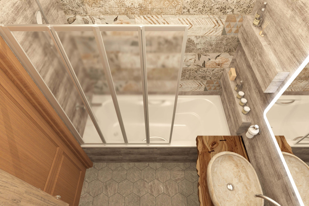 Трехкомнатная квартира 75м2 в стиле лофт, в доме серии П-3