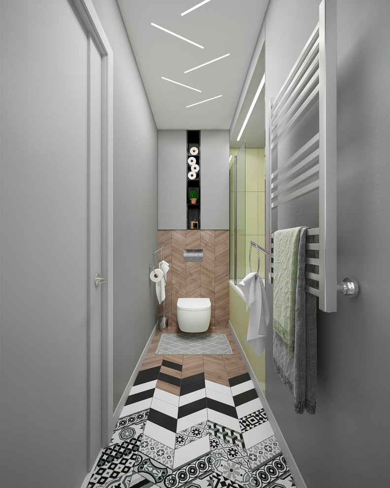 Квартира в сером цвете