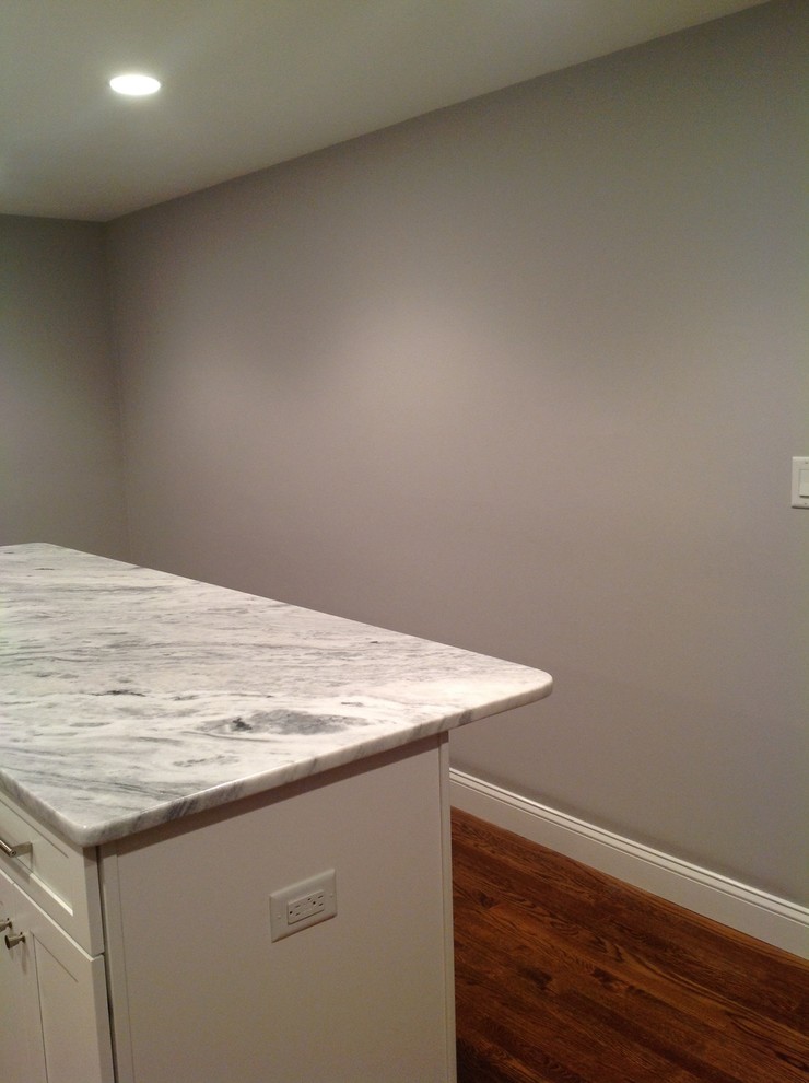 What to put on large empty kitchen wall?