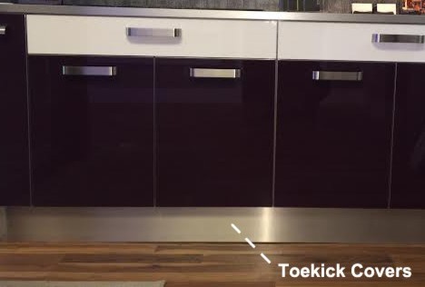 Stainless Steel Toe Kick Covers Are Quick And Easy To Install Stainless Steel Toe Kick Covers Are Quick And Easy To Install Remodel On A Budget With Handles Kicks