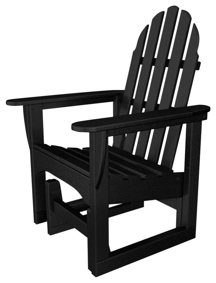black glider chair