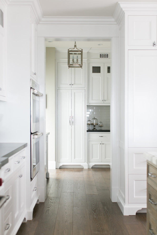 Inspiration for a transitional kitchen remodel in Orange County