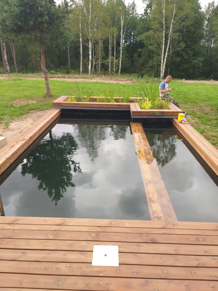 Живой бассейн в Синявино