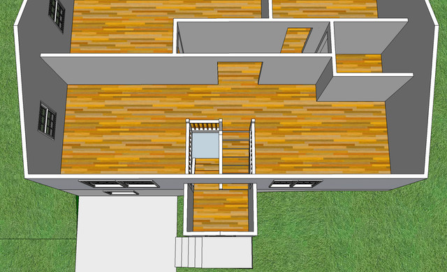 Spencer Split-Level Entry contemporary-rendering