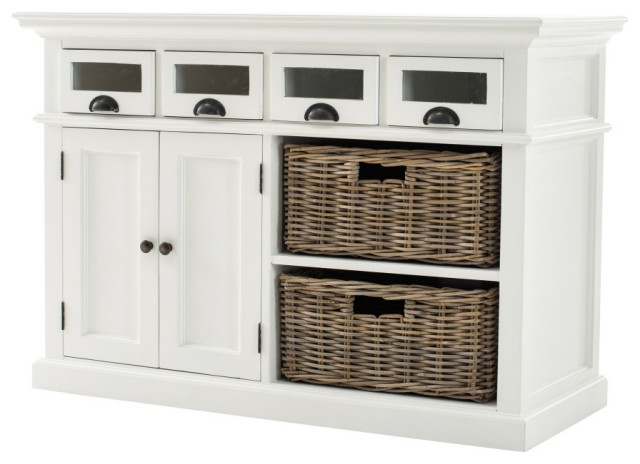 Kitchen Server Modern Farmhouse Kitchen Buffet Server - Traditional - Buffets And ...