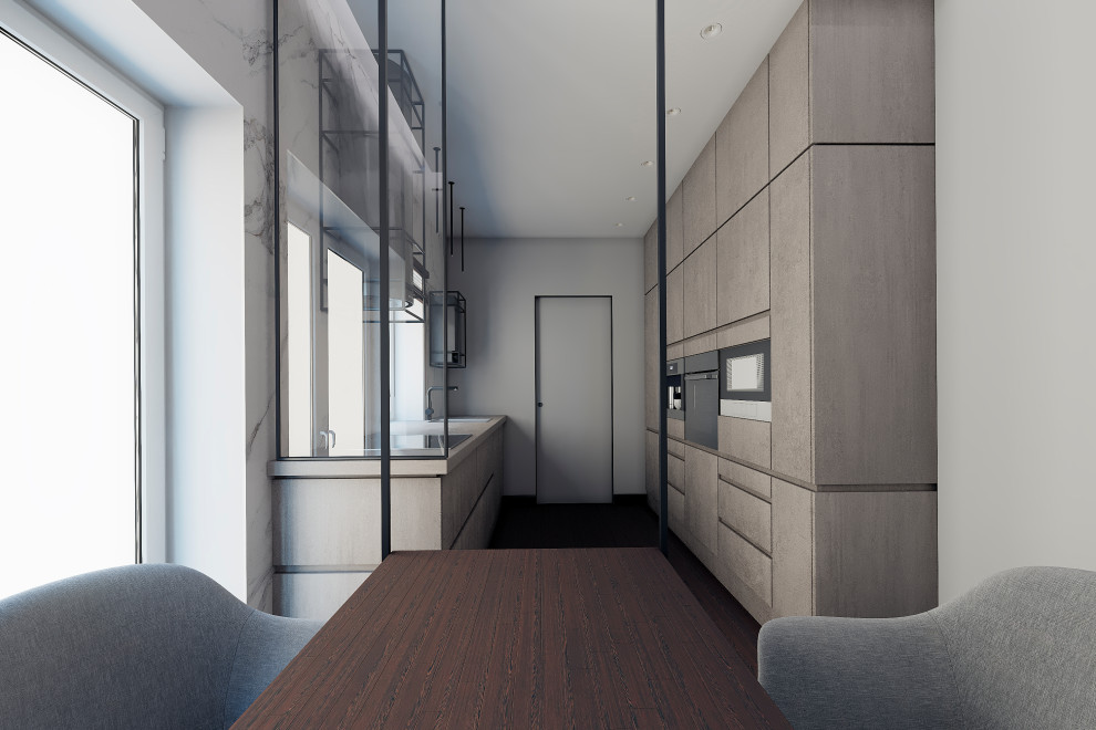 kitchen with hanging table