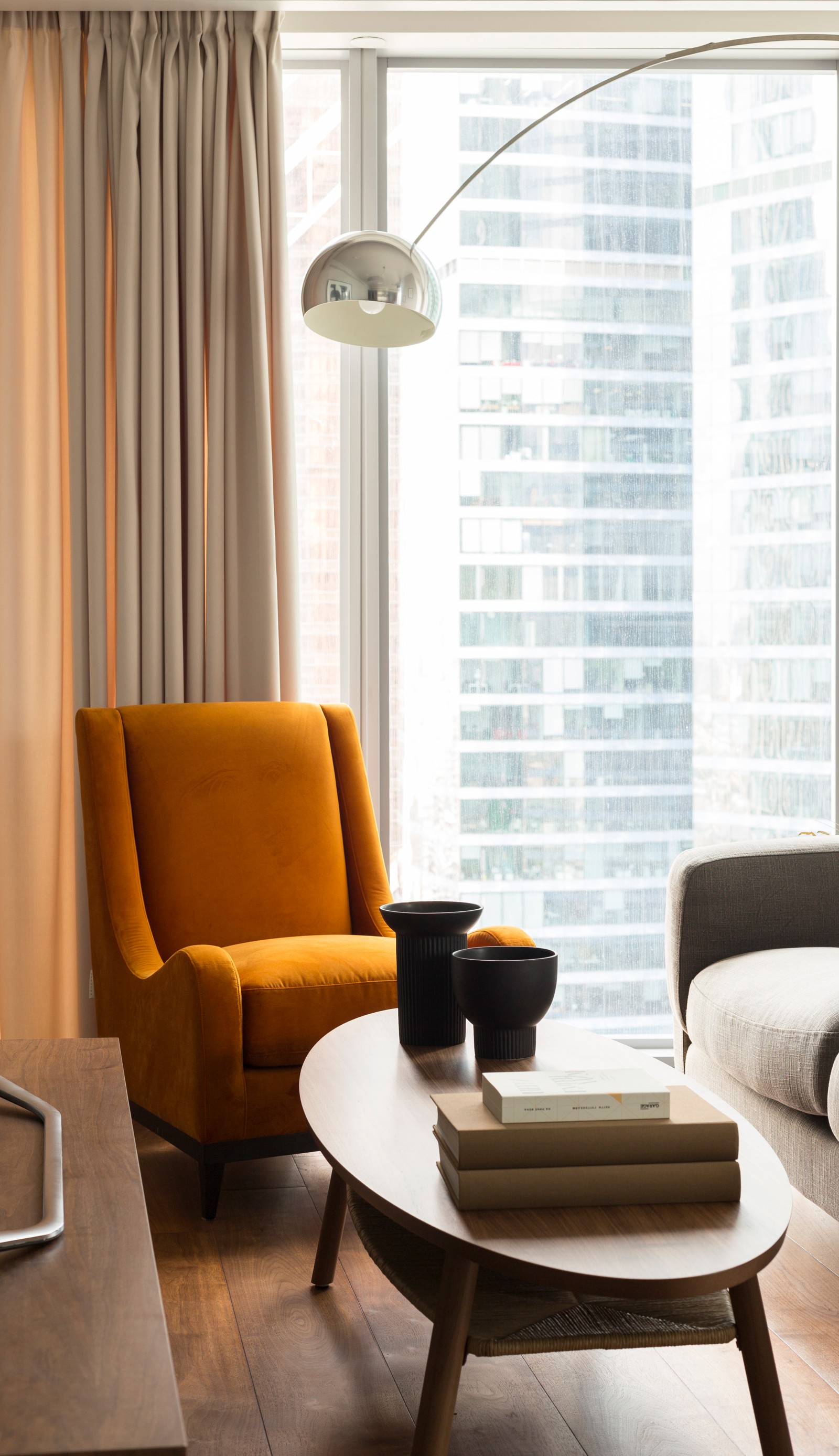 Текстильный дизайн в апартаментах Москва-Сити