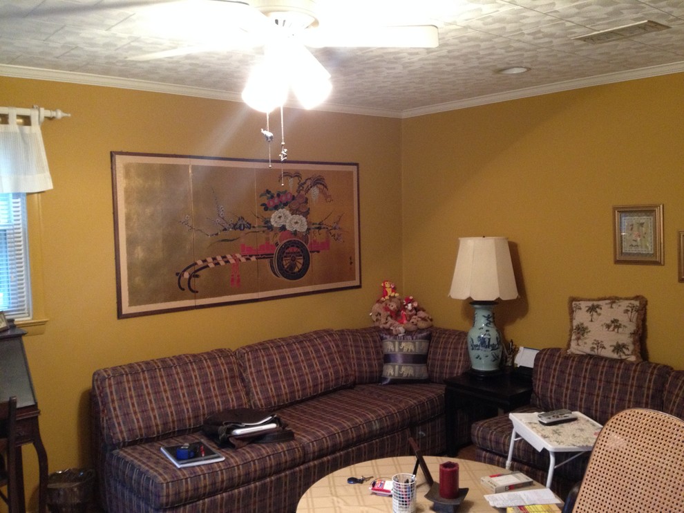 Traditional Arlington Living Room: Before