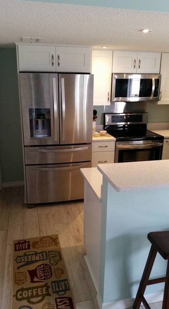 Kitchen - transitional kitchen idea in Miami