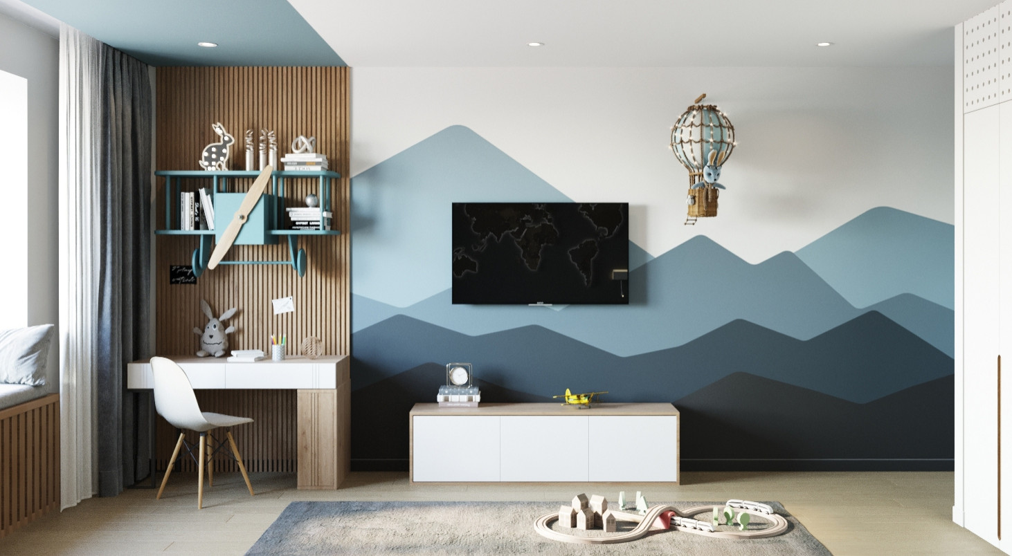 Интерьер детской для мальчика