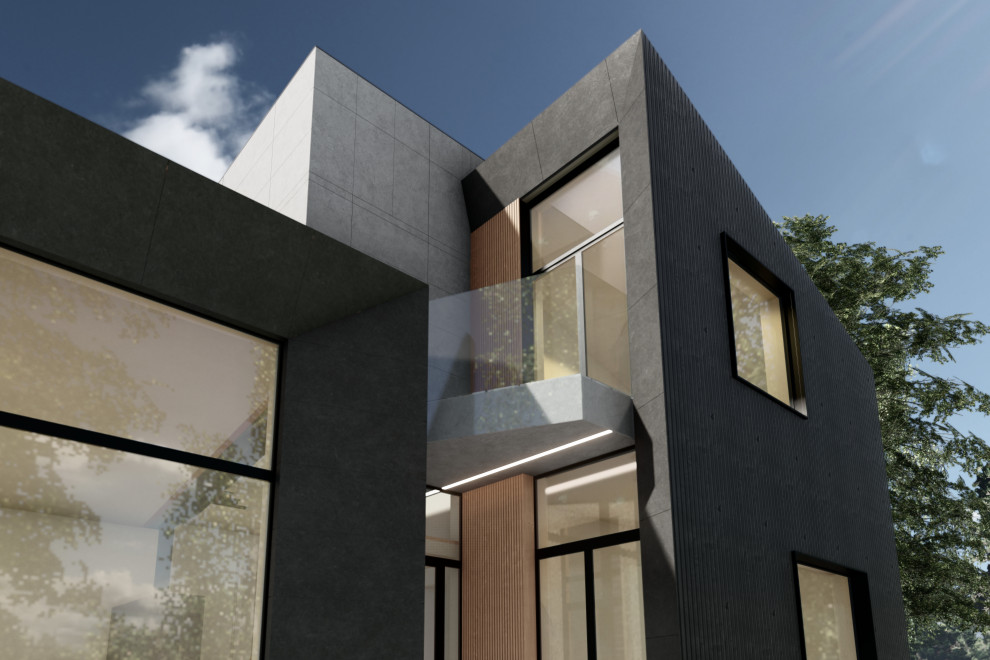 Дом на рельефе