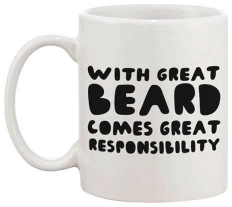 Printed Mug Great Beard Great Responsibility