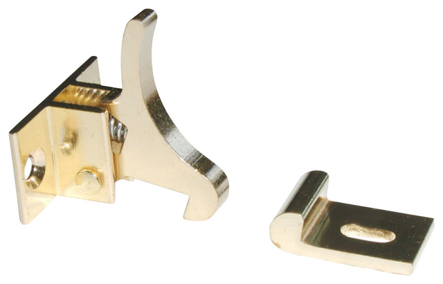 Extra Heavy Duty Elbow Latch For Cabinet Door Window Catch Brass