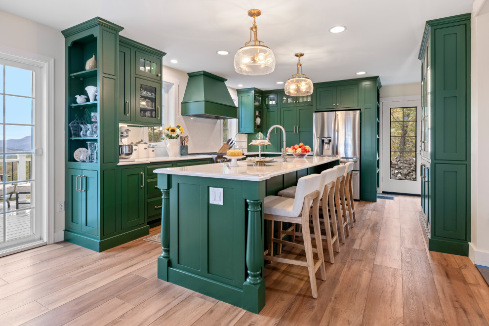 Green with Enviable Details - Transitional - Kitchen - by The Cabinet ...