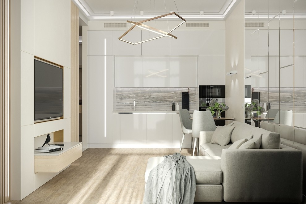 Дизайн проект в ЖК Ямайка 53м2 для молодого человека