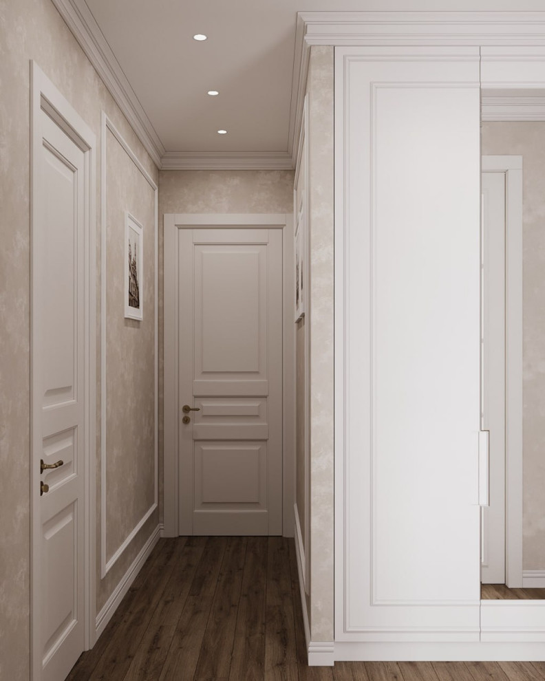 Дизайн-проект квартиры в "Сталинке" в классическом стиле