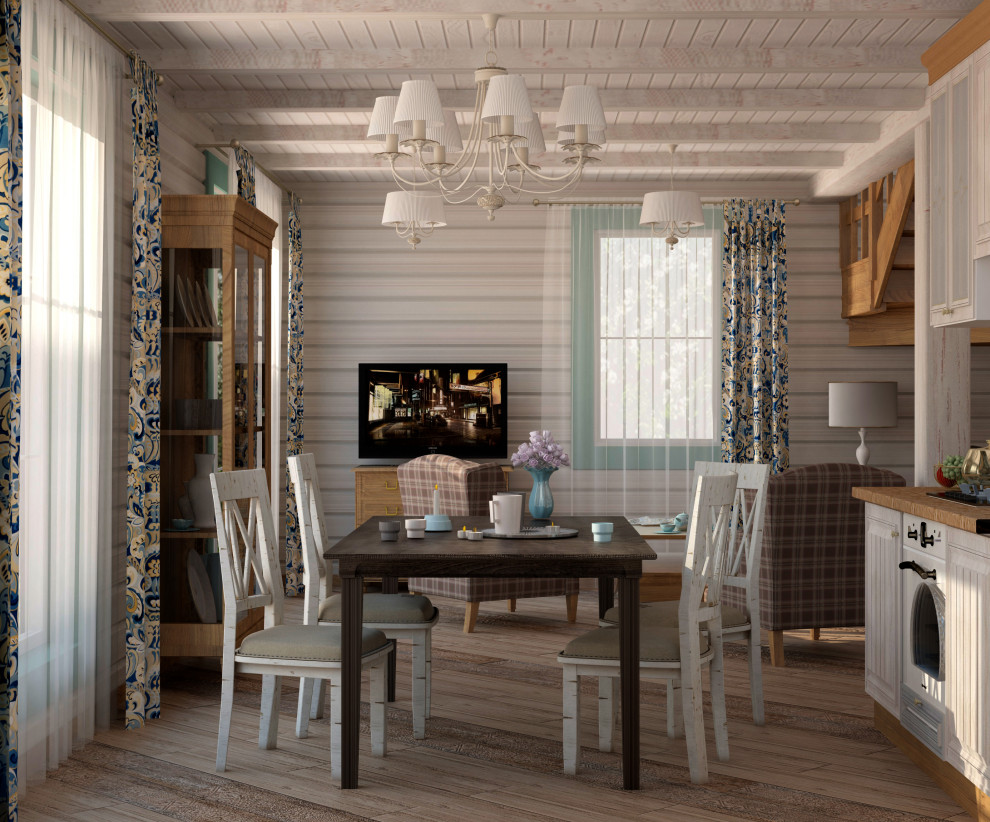 Интерьер загородного дома, д. Хабарское, Нижегородская область