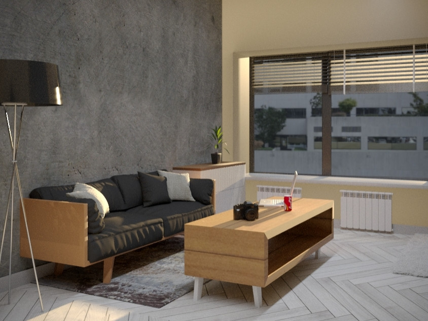 Дизайн рабочего пространства  - гостиной