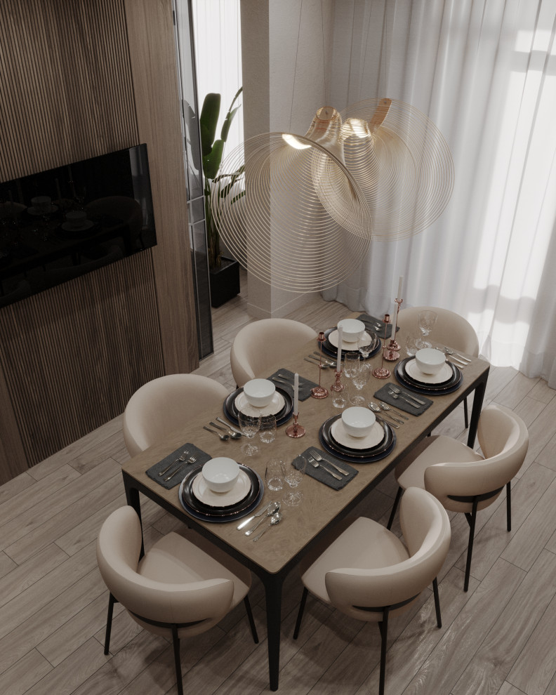 Двухкомнатная квартира с современным дизайном