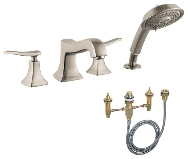 Hansgrohe Metris C 2 Handle Tub Filler 12 4 X8 X8 4