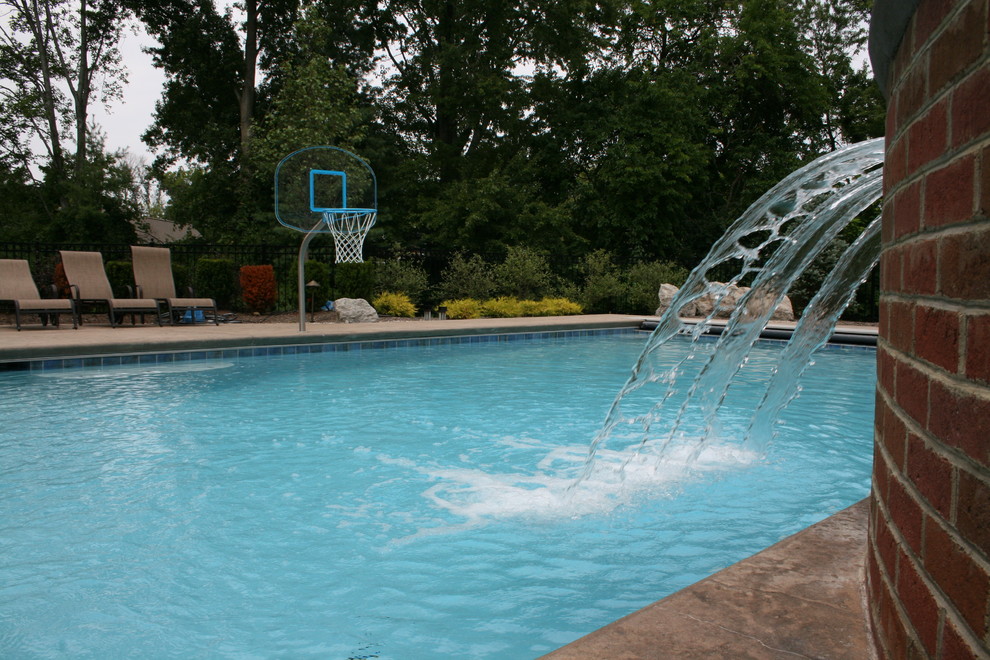 Inspiration for a transitional pool remodel in Cincinnati