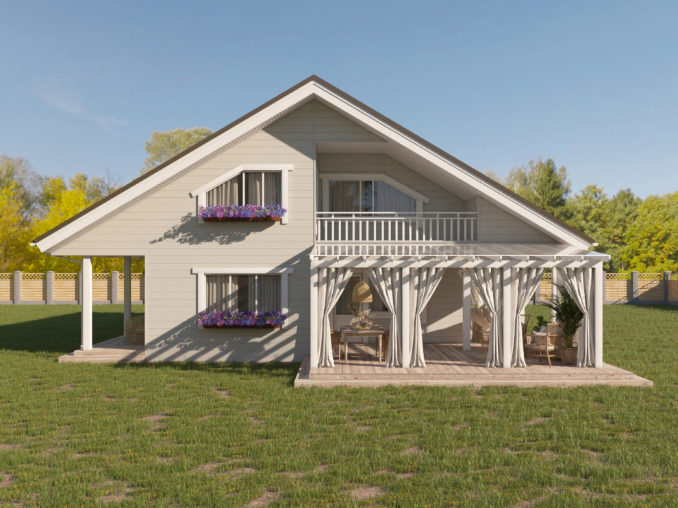 Редизайн фасадов загородного дома под Выборгом