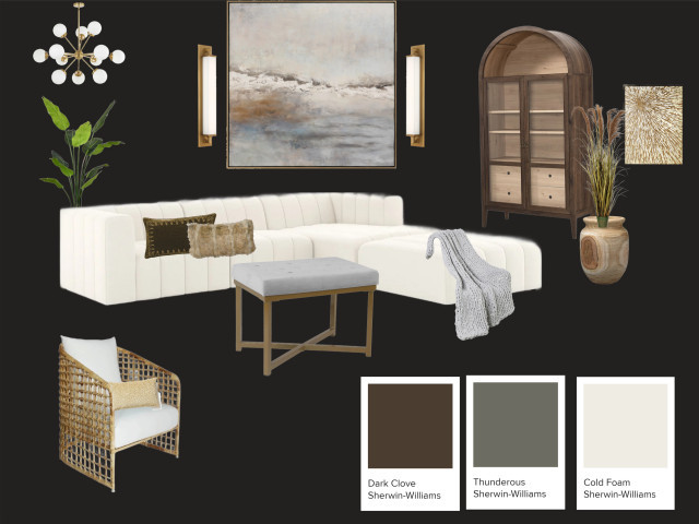 Living Room  Mood Board