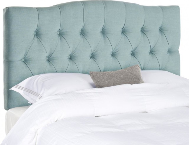 Axel Queen Tufted Headboard - Sky Blue