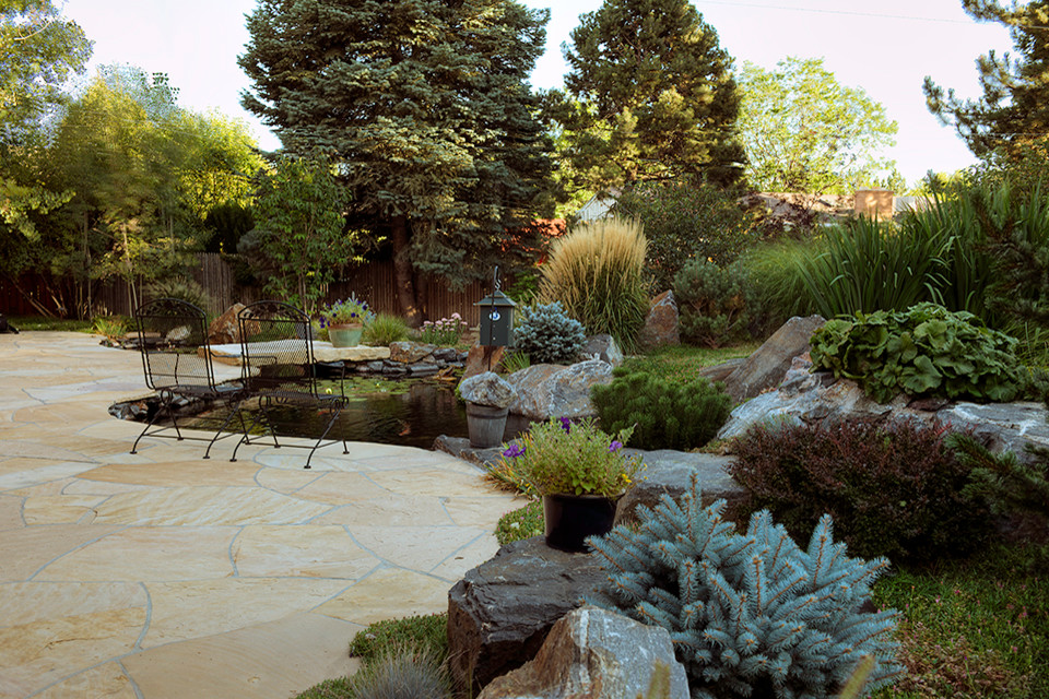 Design ideas for a traditional garden in Denver.