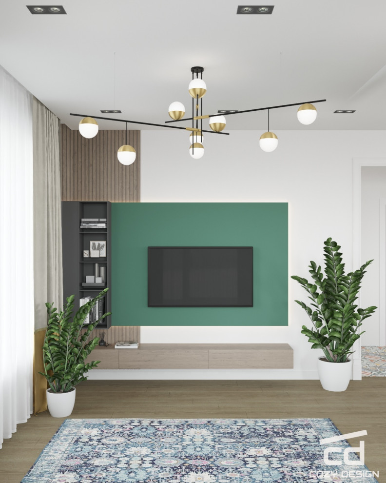 Дизайн-проект яркого дома