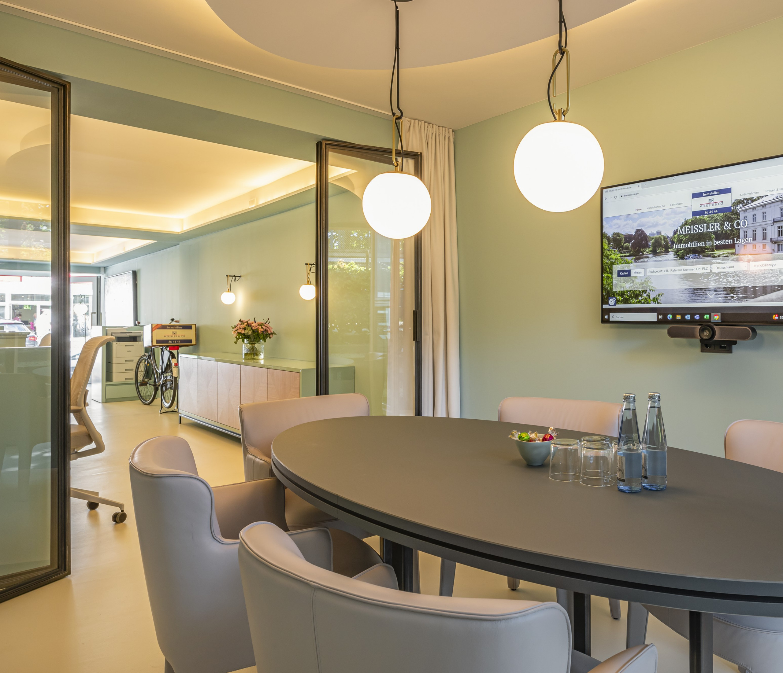 Neugestaltung eines Immobilienbüros in Hamburg - Othmarschen - 2023