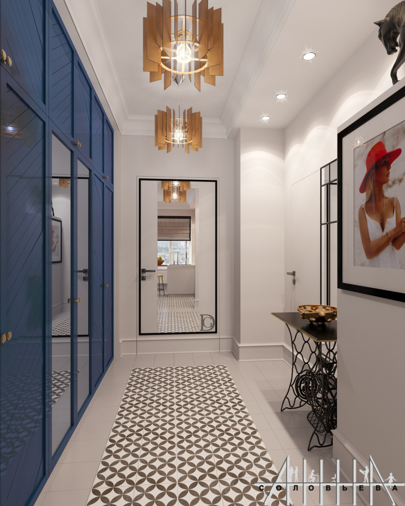 Interior design of a residential flat at Moscow