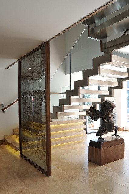 St Georges Hill contemporain-escalier