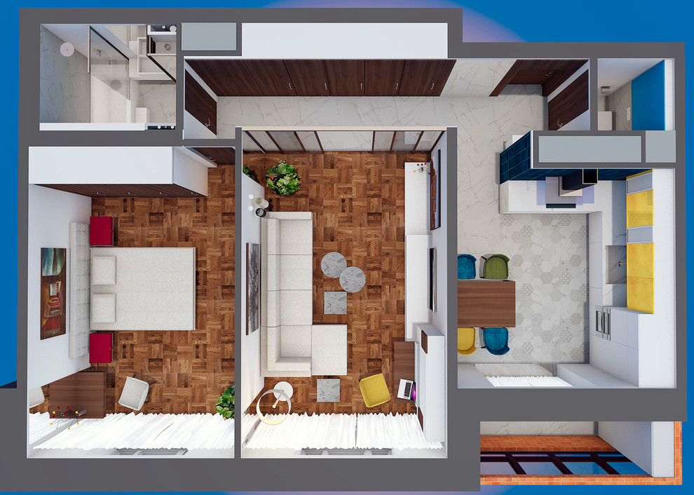 Uno mattina nebbiosa a Milano