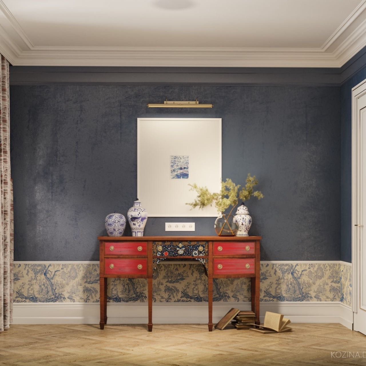 Проект двухкомнатной квартиры (86 м²) в Санкт-Петербурге