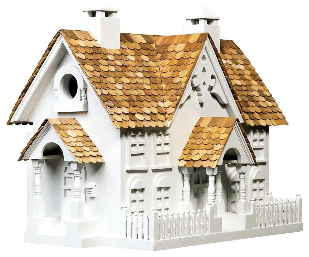 Wrension Birdhouse Traditional Birdhouses by Home Bazaar Inc Houzz