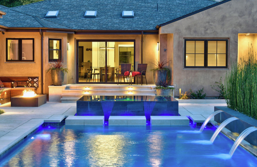 Custom Design-Build Swimming Pool + Spa | Alamo