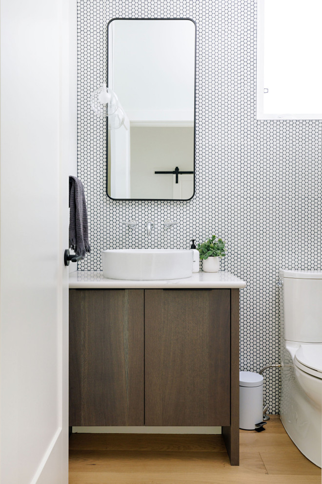 TRAILHEAD NEW BUILD | CUSTOM HOME | KELOWNA - Beach Style - Powder Room ...