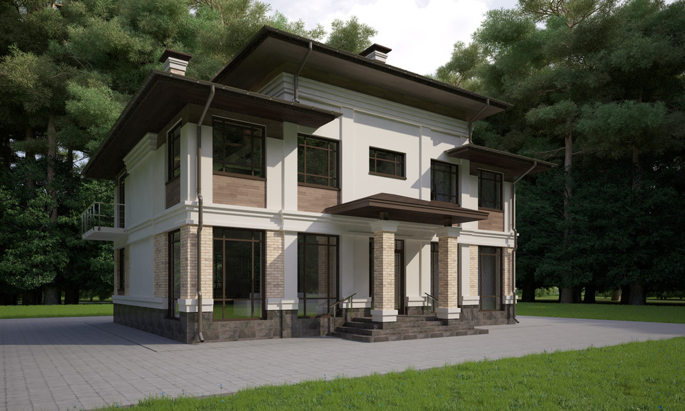 серые русты у сосен