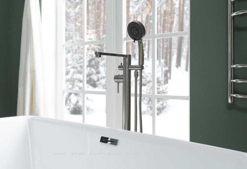 Визуальные приемы зонирования пространства ванной комнаты