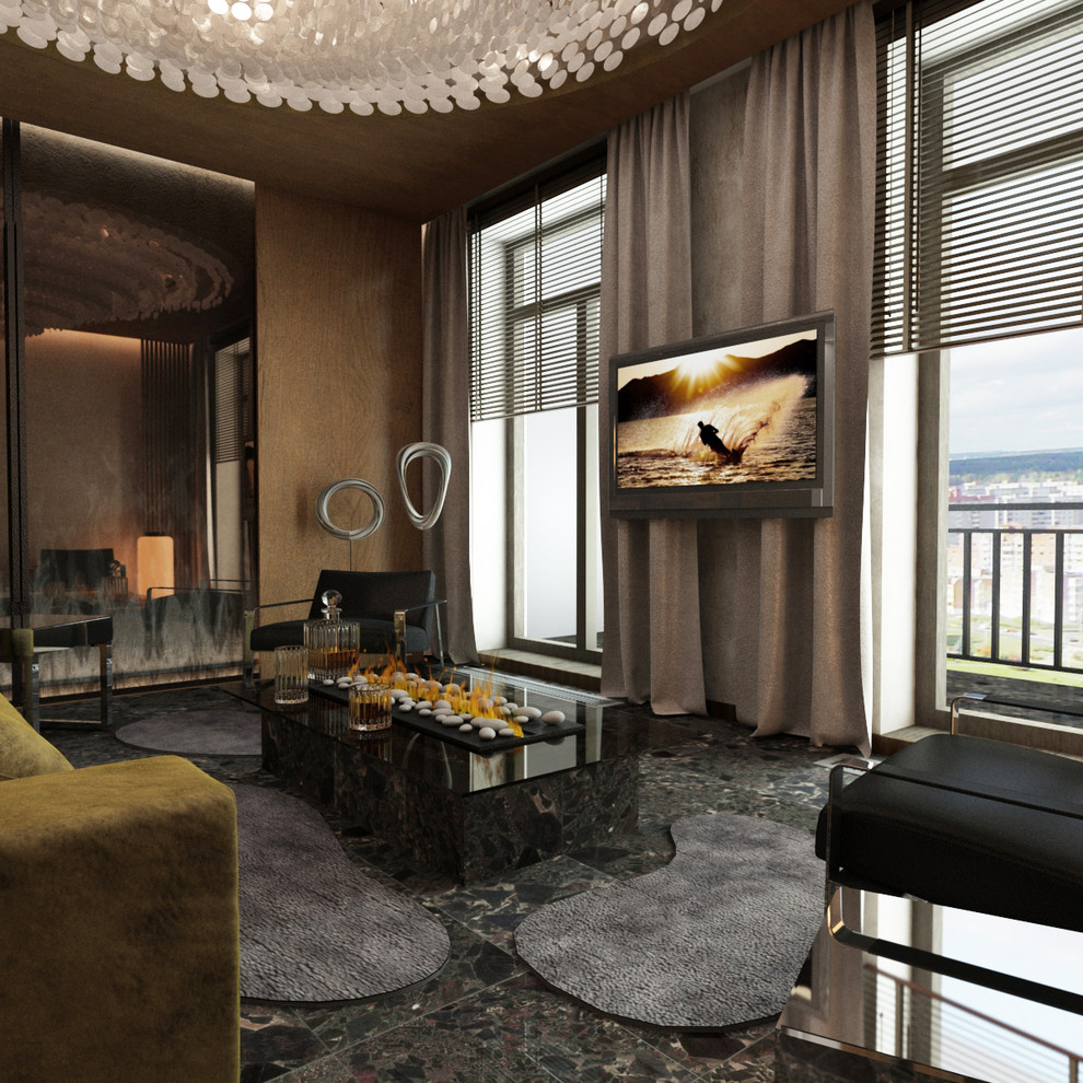 Конкурсная работа для Pinwin в конкурсе каминов Dimplex в интерьере