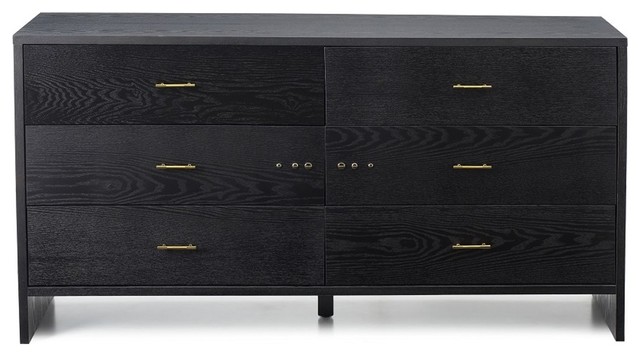 Modrest Wales Modern Gray Ash Dresser Transitional Dressers By Modrest Wales Modern Gray Ash Dresser