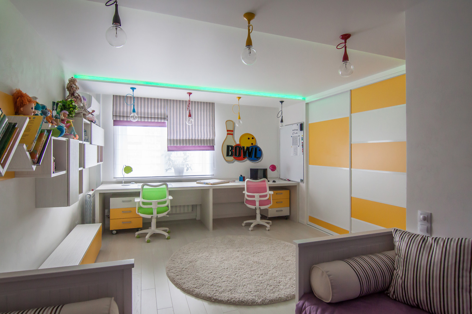 Апартаменты для молодой, яркой семьи в центре города