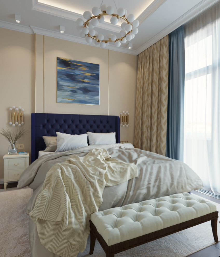 "Ванильное небо" - двухкомнатная квартира в Хамовниках