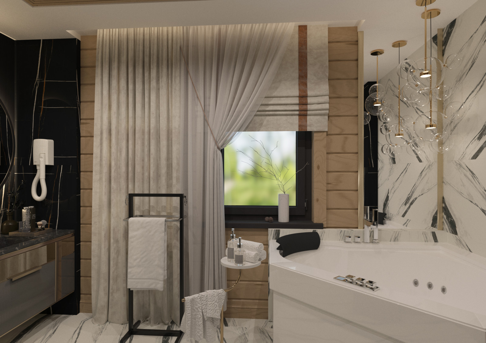 МО д. Супонево ванные комнаты