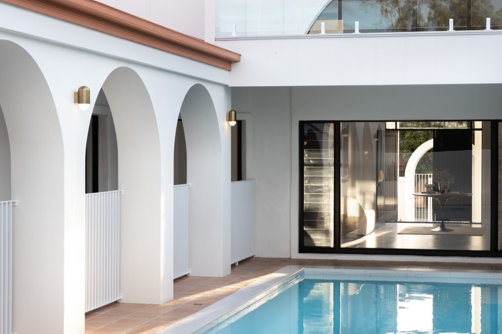 Example of a tuscan pool design in Brisbane