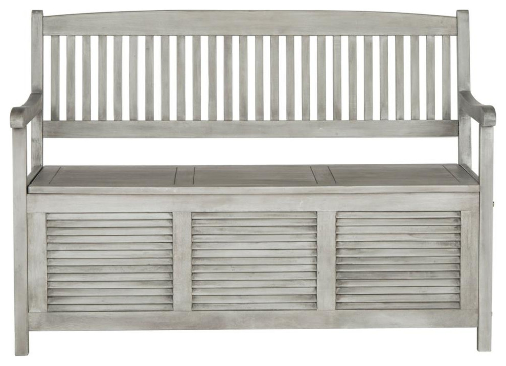 Brisbane Storage Bench, Pat7017A Farmhouse Outdoor Benches by