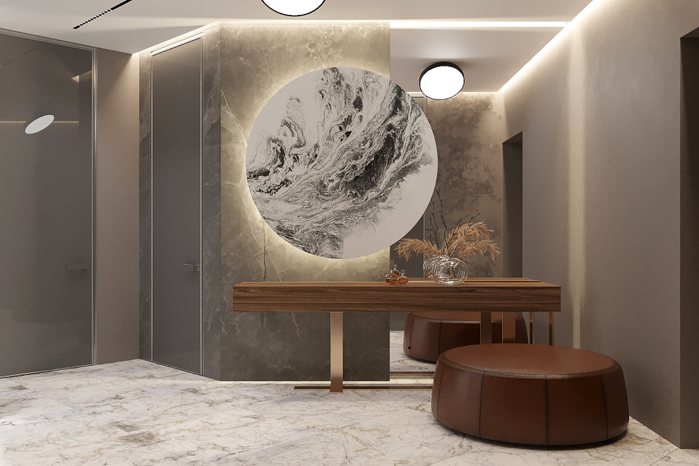 Интерьер квартиры ЖК "Ладья" в г. Самара 163м2