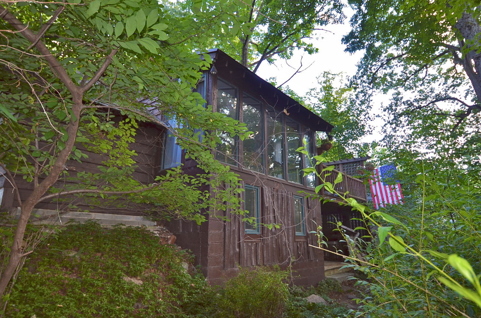 1934 Lake Mohawk NJ Log Cabin For Sale Rustic Exterior New York